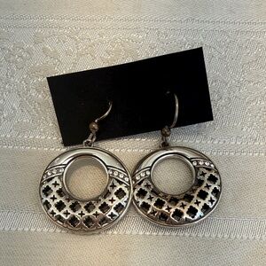 Brighton Octavia Silver Hoop Earrings